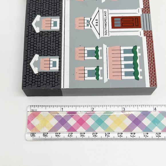 Vintage 1995 The Cat's Meow Southmoreland Bed & Breakfast Series Shelf Sitter - Picture 7 of 7